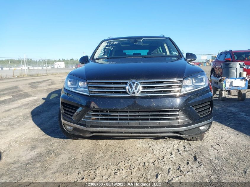 2016 Volkswagen Touareg 3.6L Comfortline/3.6L Execline/3.6L Highline/3.6L Sportline VIN: WVGEF9BPXGD000654 Lot: 12386730