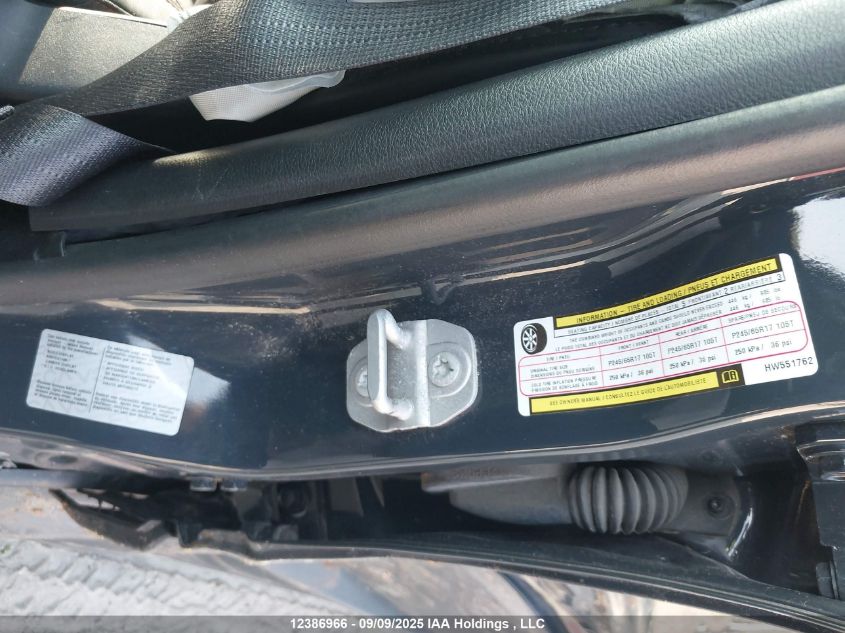 2017 Jeep Cherokee Trailhawk VIN: 1C4PJMBS5HW551762 Lot: 12386966