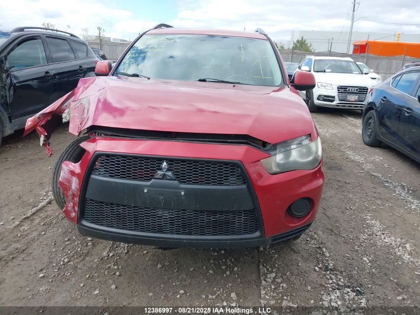 2010 Mitsubishi Outlander Es VIN: JA4AT2AW4AZ609206 Lot: 12386997