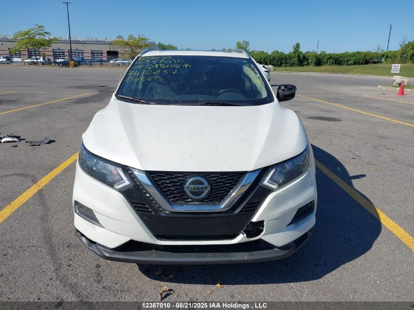 2022 Nissan Qashqai Sl/Sv VIN: JN1BJ1BW4NW472237 Lot: 12387010