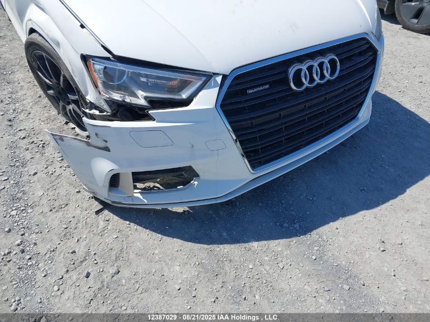 2019 Audi A3 VIN: WAUBEGFF3K1017884 Lot: 12387029