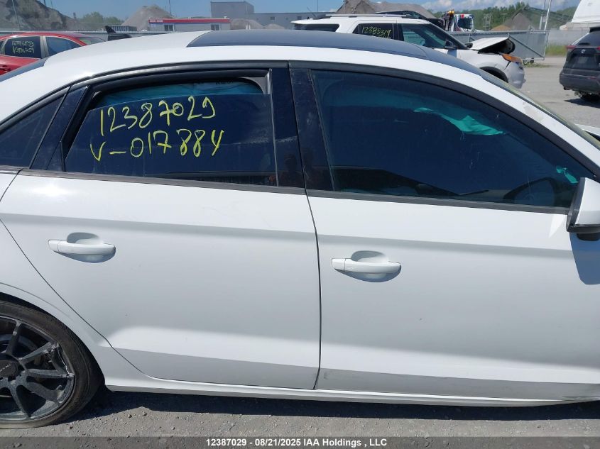 2019 Audi A3 VIN: WAUBEGFF3K1017884 Lot: 12387029