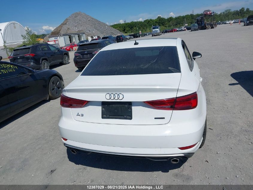 2019 Audi A3 VIN: WAUBEGFF3K1017884 Lot: 12387029