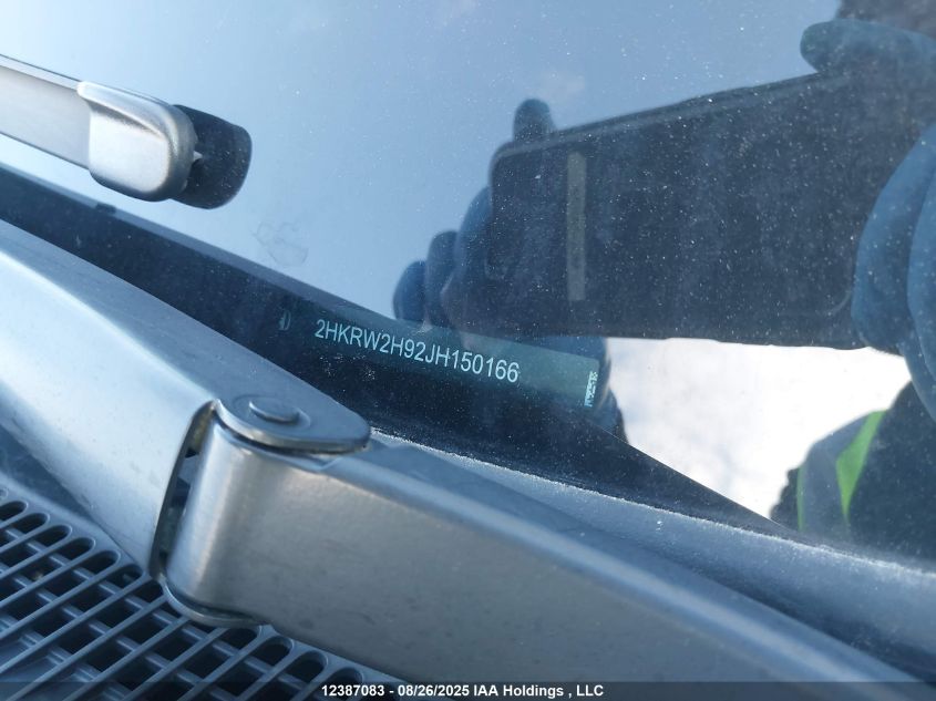 2018 Honda Cr-V VIN: 2HKRW2H92JH150166 Lot: 12387083