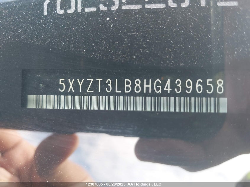 5XYZT3LB8HG439658 2017 HYUNDAI SANTA FE photo no. 19