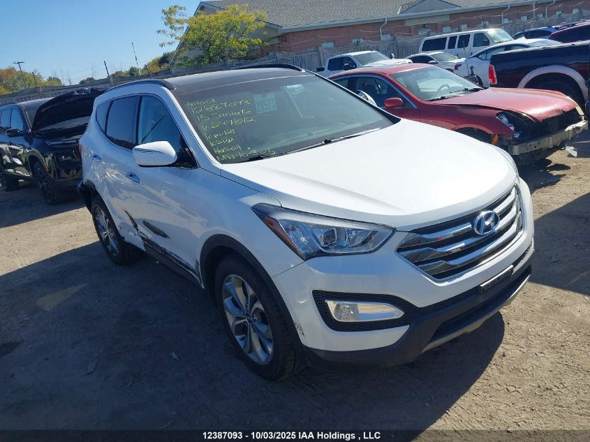2015 Hyundai Santa Fe VIN: 5XYZUDLA3FG297842 Lot: 12387093