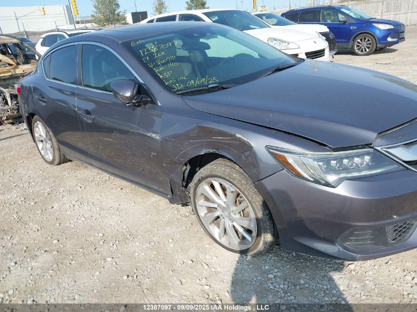2017 Acura Ilx Premium/Technology VIN: 19UDE2F7XHA800931 Lot: 12387097