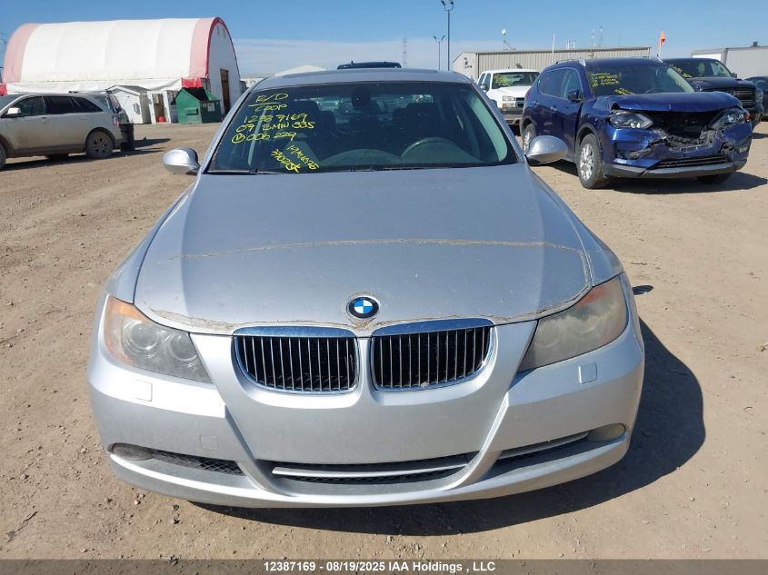2007 BMW 335Xi VIN: WBAVD53557A006229 Lot: 12387169