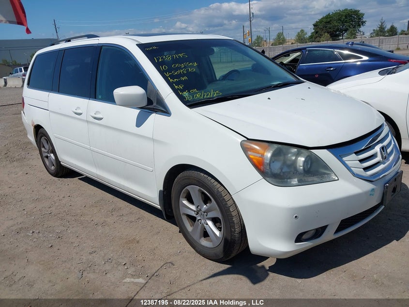 5FNRL3H80AB504870 2010 Honda Odyssey Touring auction photo 1