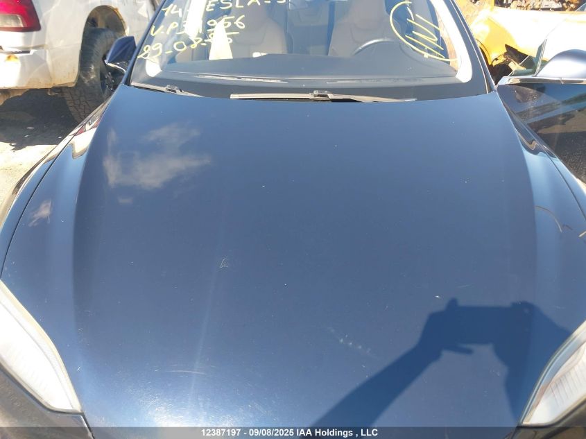 2014 Tesla Model S VIN: 5YJSA1H1XEFP31956 Lot: 12387197