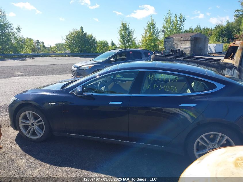 2014 Tesla Model S VIN: 5YJSA1H1XEFP31956 Lot: 12387197