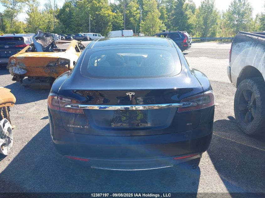 2014 Tesla Model S VIN: 5YJSA1H1XEFP31956 Lot: 12387197
