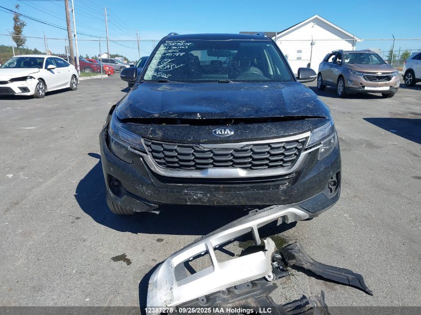 2021 Kia Seltos Lx VIN: KNDEPCAA3M7051645 Lot: 12387278