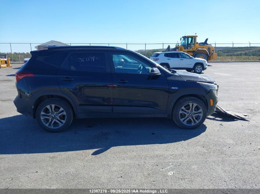 2021 Kia Seltos Lx VIN: KNDEPCAA3M7051645 Lot: 12387278