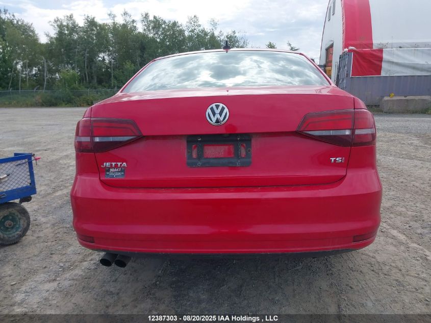 2016 Volkswagen Jetta Sedan VIN: 3VWL07AJ1GM361867 Lot: 12387303