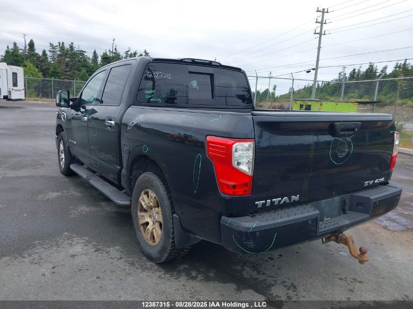 2017 Nissan Titan Platinum Reserve/Pro-4X/S/Sl/Sv VIN: 1N6AA1E57HN506321 Lot: 12387315