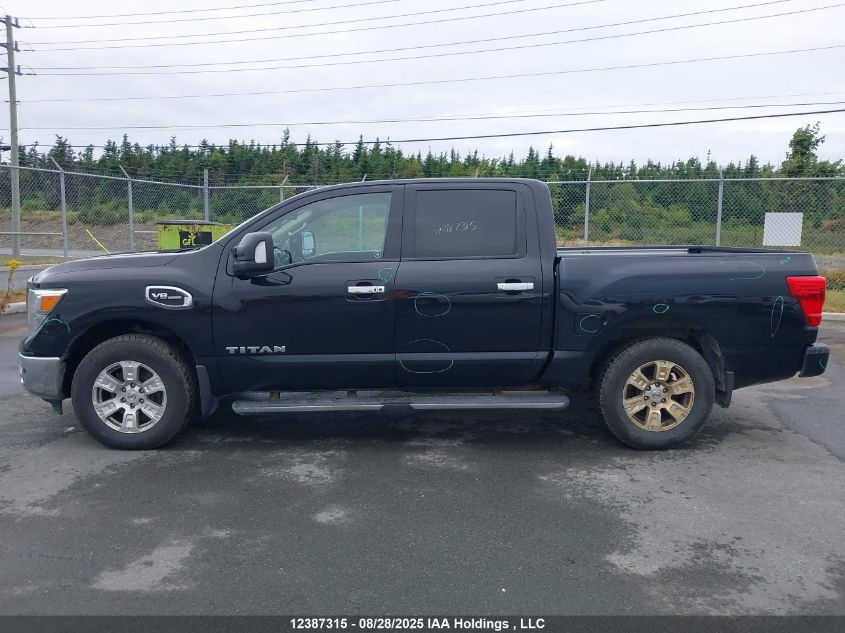 2017 Nissan Titan Platinum Reserve/Pro-4X/S/Sl/Sv VIN: 1N6AA1E57HN506321 Lot: 12387315