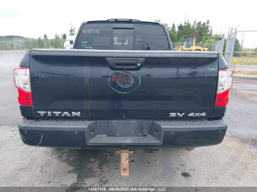 2017 Nissan Titan Platinum Reserve/Pro-4X/S/Sl/Sv VIN: 1N6AA1E57HN506321 Lot: 12387315