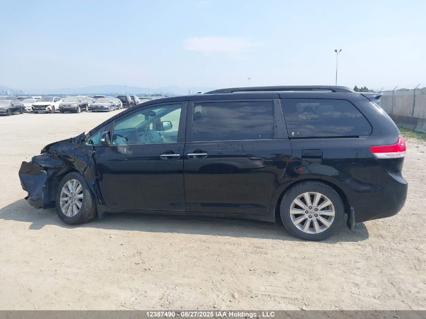 2014 Toyota Sienna Xle/Limited VIN: 5TDDK3DC9ES074975 Lot: 12387490