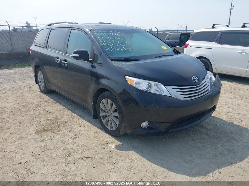 5TDDK3DC9ES074975 2014 Toyota Sienna Xle/Limited auction photo 1