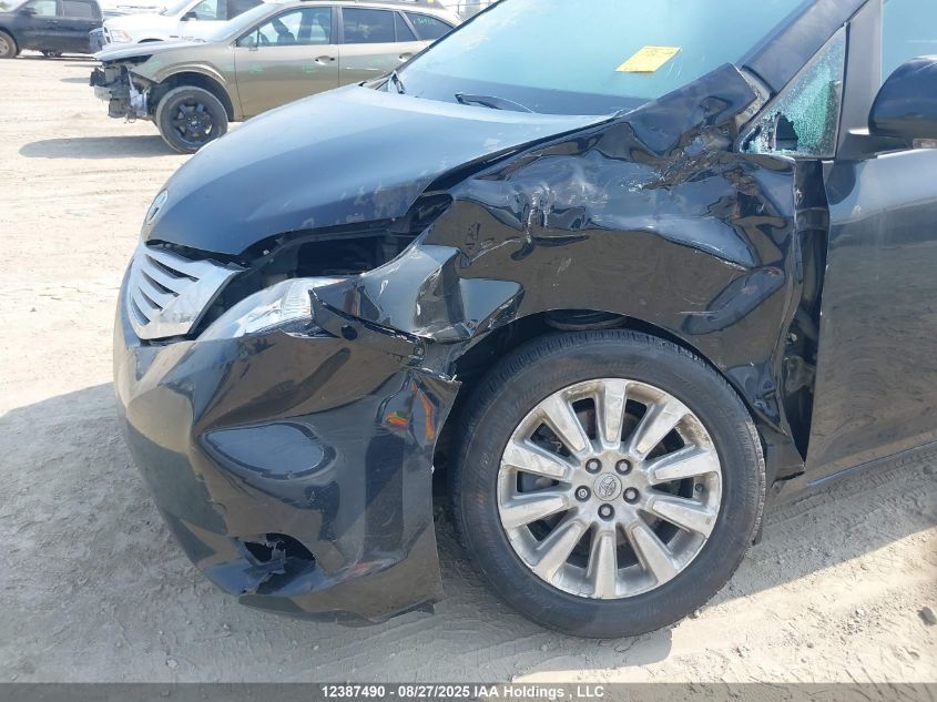 2014 Toyota Sienna Xle/Limited VIN: 5TDDK3DC9ES074975 Lot: 12387490