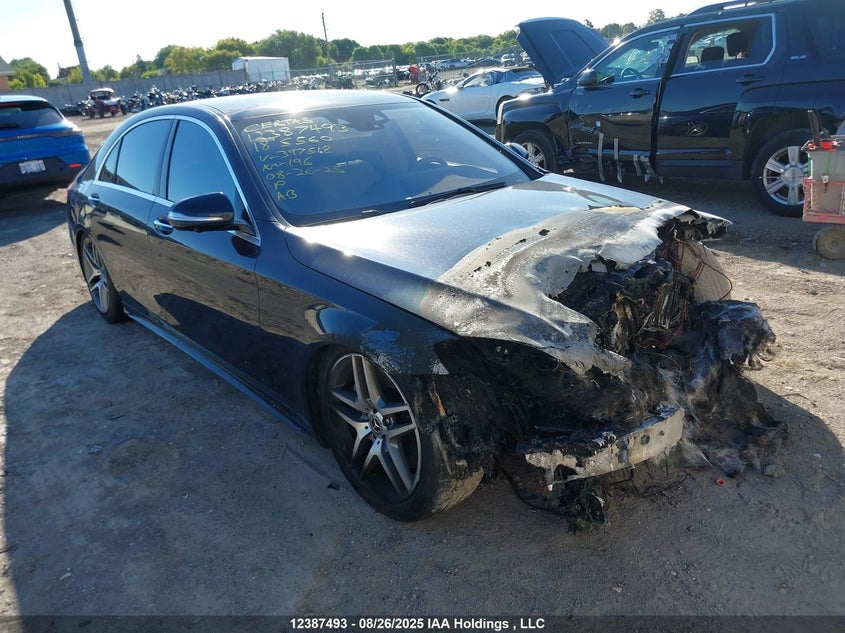 WDDUG8GB9JA397518 2018 Mercedes-Benz S 560 4Matic auction photo 1