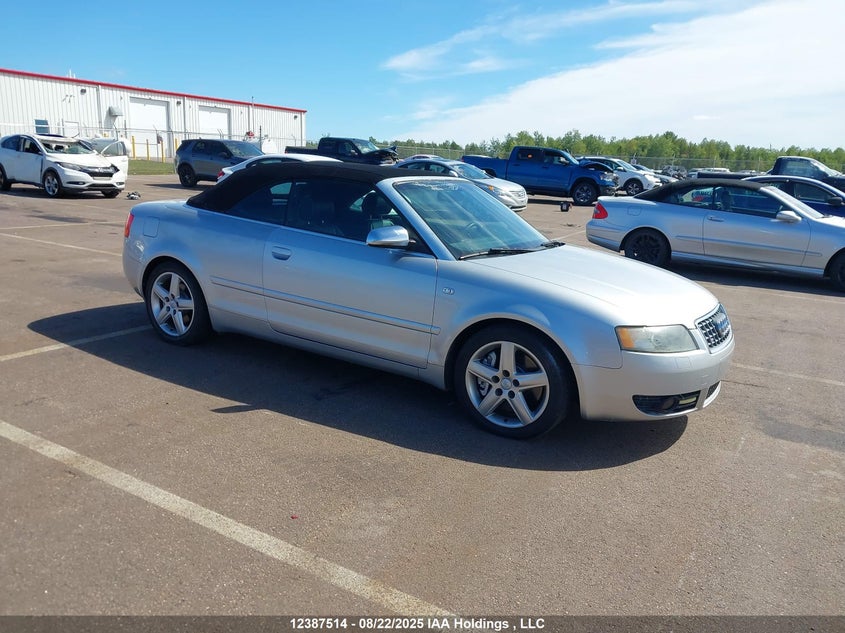 WUARL48H54K900874 2004 Audi S4 auction photo 1