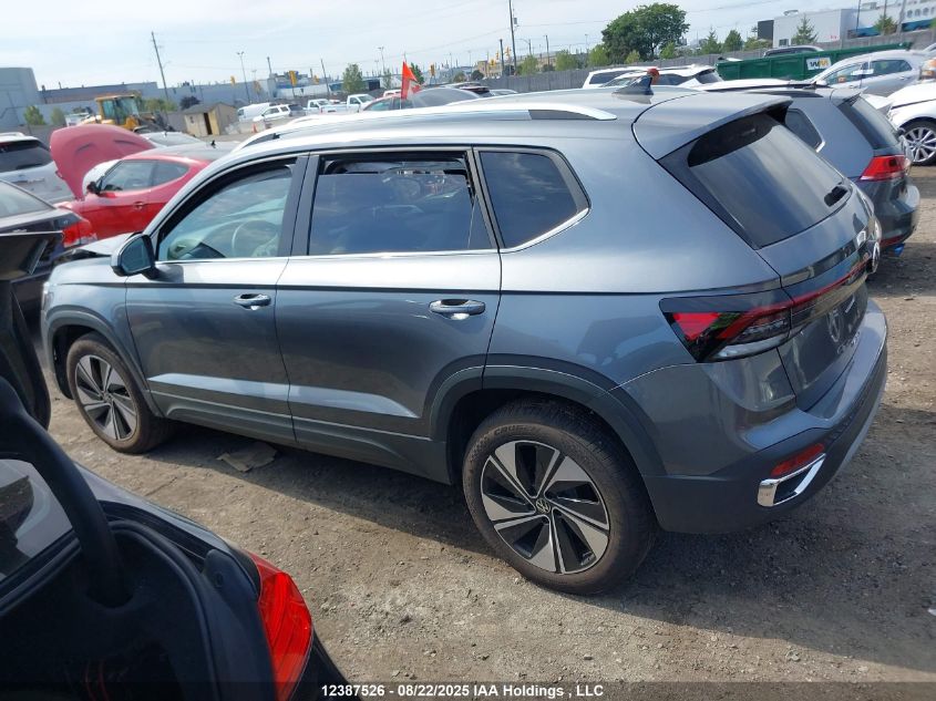 2025 Volkswagen Taos Se VIN: 3VVUC7B23SM026948 Lot: 12387526