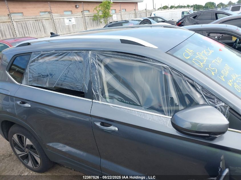 2025 Volkswagen Taos Se VIN: 3VVUC7B23SM026948 Lot: 12387526