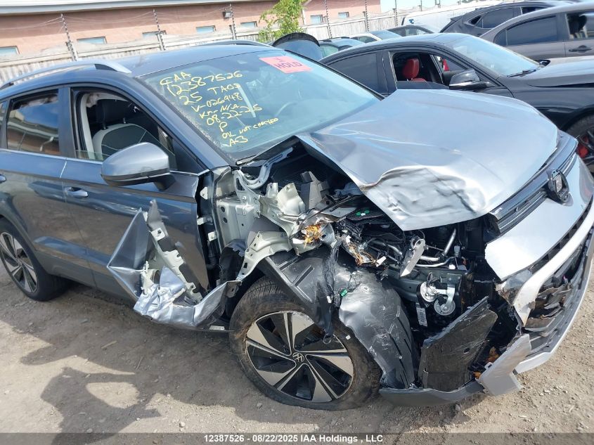 2025 Volkswagen Taos Se VIN: 3VVUC7B23SM026948 Lot: 12387526