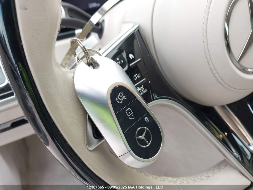 2022 Mercedes-Benz S 500 4Matic VIN: W1K6F6DB0NA127359 Lot: 12387565