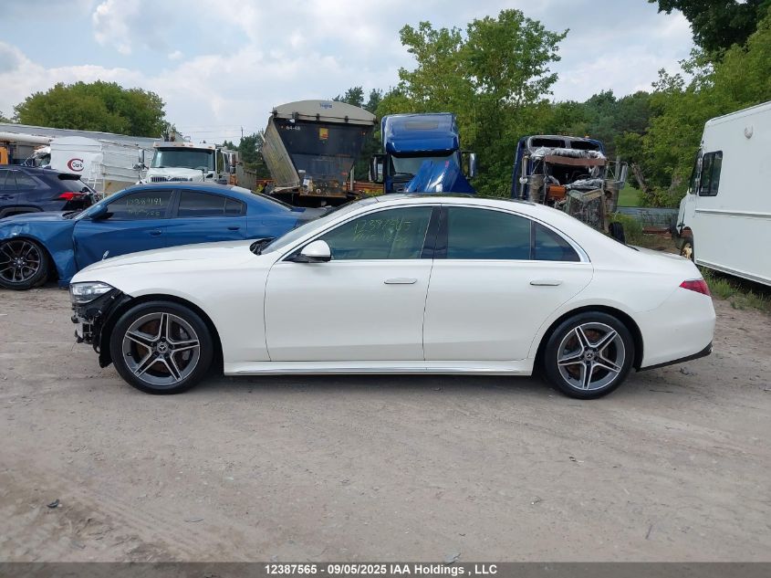 2022 Mercedes-Benz S 500 4Matic VIN: W1K6F6DB0NA127359 Lot: 12387565