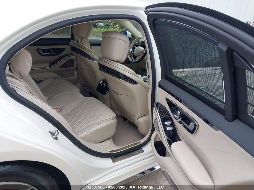 2022 Mercedes-Benz S 500 4Matic VIN: W1K6F6DB0NA127359 Lot: 12387565