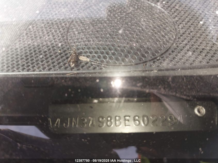 2011 Mitsubishi Endeavor Se VIN: 4A4JN3AS8BE602294 Lot: 12387750