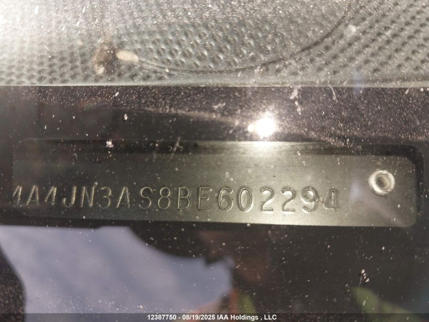 2011 Mitsubishi Endeavor Se VIN: 4A4JN3AS8BE602294 Lot: 12387750