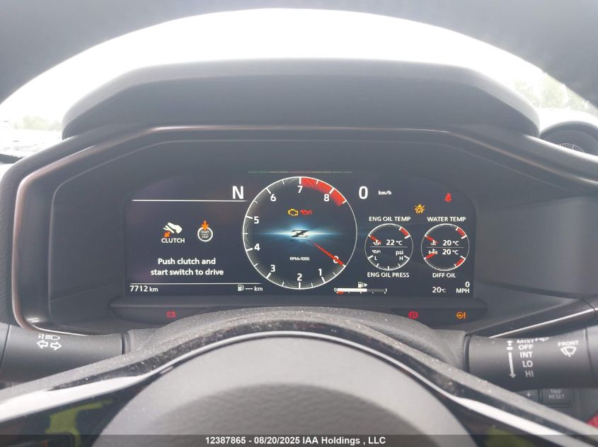 2024 Nissan 370Z VIN: JN1BZ4BH6RM366143 Lot: 12387865