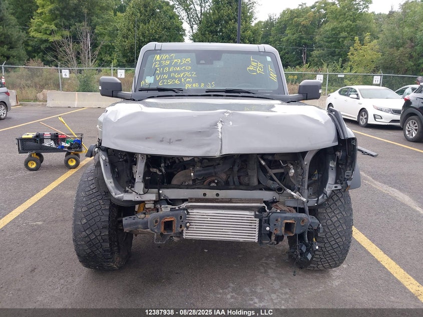 2021 Ford Bronco VIN: 1FMEE5DP0MLA64762 Lot: 12387938