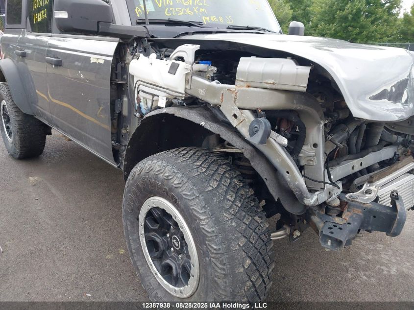 2021 Ford Bronco VIN: 1FMEE5DP0MLA64762 Lot: 12387938