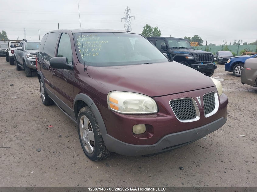 1GMDU03LX6D122308 2006 Pontiac Montana Sv6 Sv6 auction photo 1