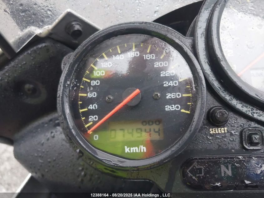 2002 Yamaha Fz1 VIN: JYARN07N82A000542 Lot: 12388164