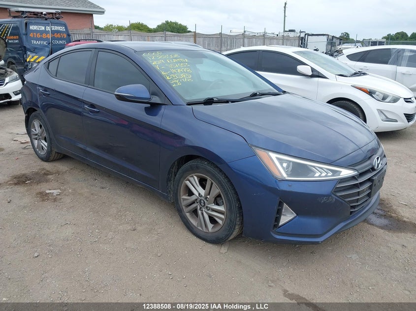 KMHD84LF5KU857553 2019 Hyundai Elantra Preferred auction photo 1