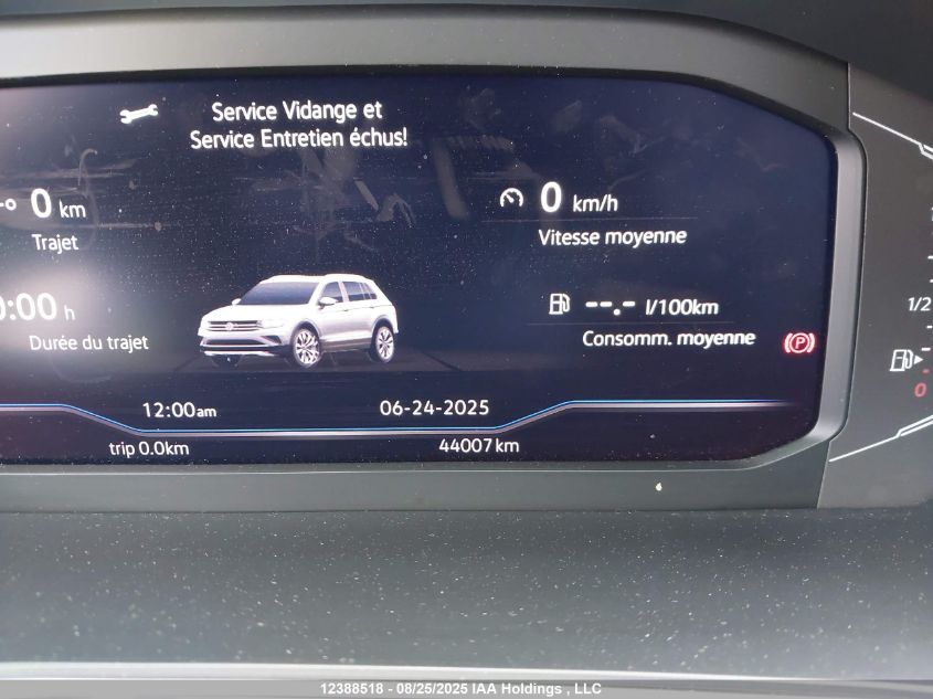 2024 Volkswagen Tiguan Se/Wolfsburg VIN: 3VV2B7AX9RM132581 Lot: 12388518