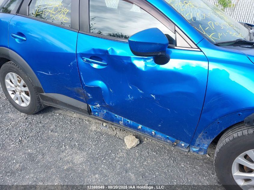 2017 Mazda Cx-3 VIN: JM1DKFB75H0175090 Lot: 12388549