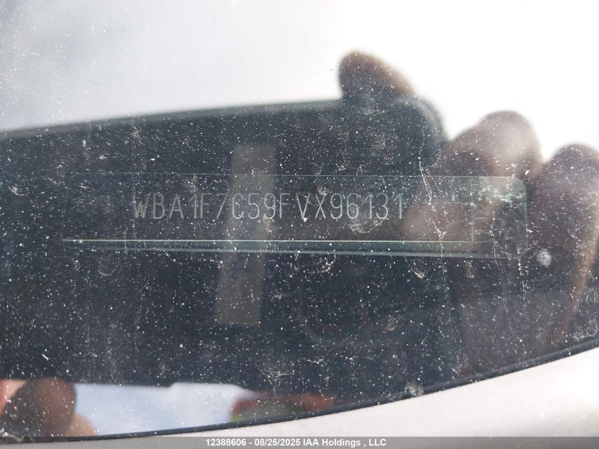 2015 BMW 228I xDrive VIN: WBA1F7C59FVX96131 Lot: 12388606