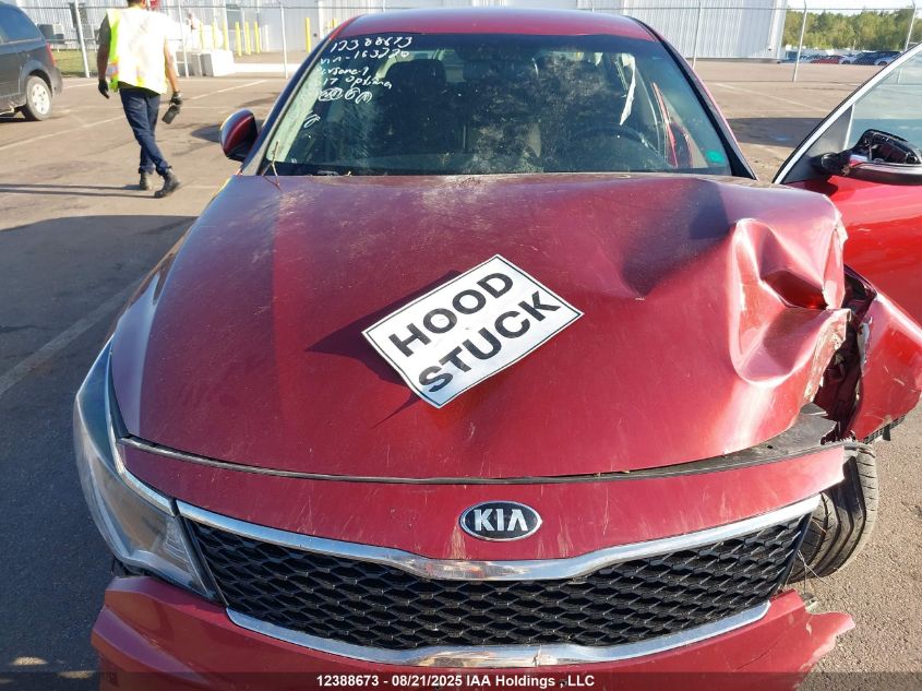 2017 Kia Optima Lx VIN: 5XXGT4L38HG163220 Lot: 12388673