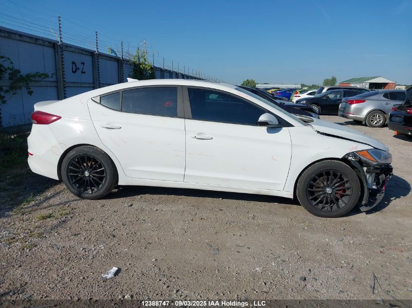 2018 Hyundai Elantra Gl Se VIN: KMHD84LF3JU672884 Lot: 12388747