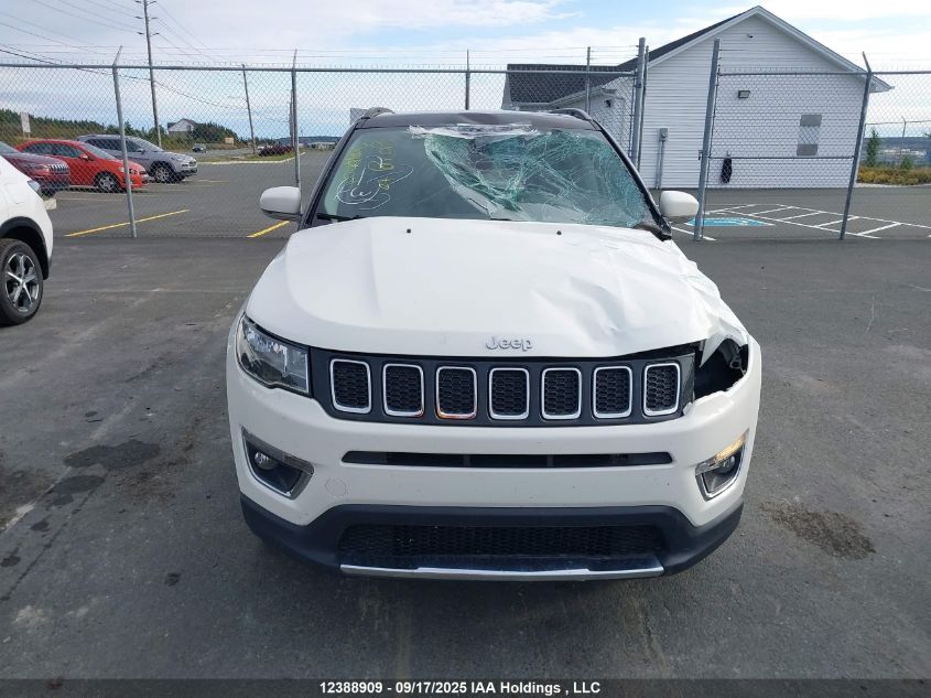 2018 Jeep Compass Limited VIN: 3C4NJDCB3JT364778 Lot: 12388909