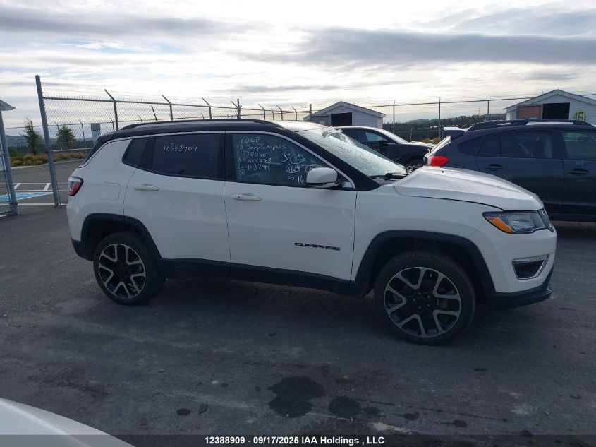 2018 Jeep Compass Limited VIN: 3C4NJDCB3JT364778 Lot: 12388909