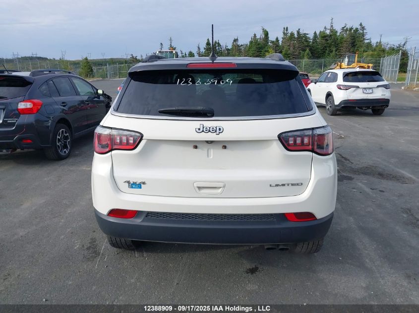 2018 Jeep Compass Limited VIN: 3C4NJDCB3JT364778 Lot: 12388909