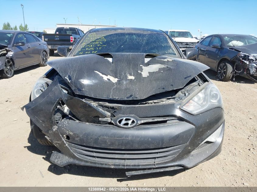 2013 Hyundai Genesis Coupe 2.0T VIN: KMHHT6KD9DU100816 Lot: 12388942